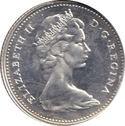 1965 SILVER 10 CENTS - SILVER WORLD COINS - Cambridgeshire Coins