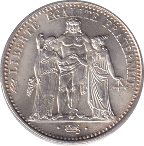 1965 SILVER 10 FRANC FRANCE - SILVER WORLD COINS - Cambridgeshire Coins