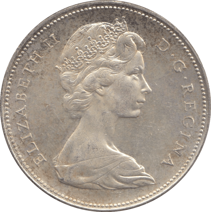 1965 SILVER CANADIAN $1 - SILVER WORLD COINS - Cambridgeshire Coins