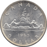 1965 SILVER DOLLAR CANADA - SILVER WORLD COINS - Cambridgeshire Coins