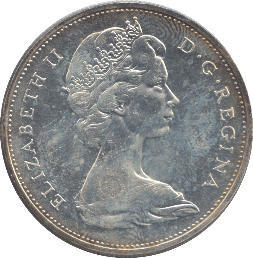 1965 SILVER DOLLAR CANADA - SILVER WORLD COINS - Cambridgeshire Coins