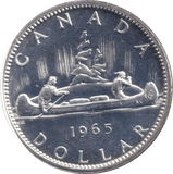 1965 SILVER DOLLAR CANADA - SILVER WORLD COINS - Cambridgeshire Coins