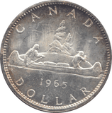 1965 SILVER DOLLAR CANADA - SILVER WORLD COINS - Cambridgeshire Coins