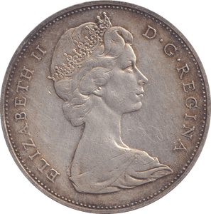 1965 SILVER DOLLAR CANADA - SILVER WORLD COINS - Cambridgeshire Coins