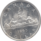 1965 SILVER DOLLAR CANADA - SILVER WORLD COINS - Cambridgeshire Coins