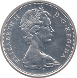 1965 SILVER FIFTY CENTS CANADA - SILVER WORLD COINS - Cambridgeshire Coins