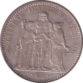 1965 SILVER FRANCE 10 FRANC - SILVER WORLD COINS - Cambridgeshire Coins