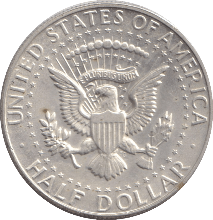1965 SILVER HALF DOLLAR USA - SILVER WORLD COINS - Cambridgeshire Coins