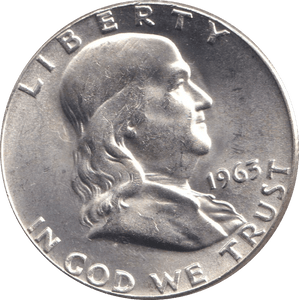 1965 SILVER HALF DOLLAR USA - SILVER WORLD COINS - Cambridgeshire Coins