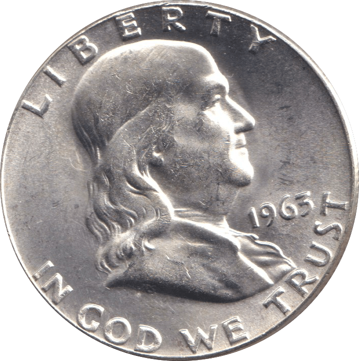 1965 SILVER HALF DOLLAR USA - SILVER WORLD COINS - Cambridgeshire Coins