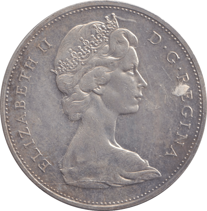 1965 SILVER ONE DOLLAR CANADA - SILVER WORLD COINS - Cambridgeshire Coins