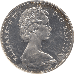 1965 SILVER ONE DOLLAR CANADA - SILVER WORLD COINS - Cambridgeshire Coins