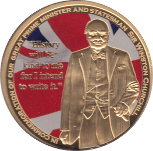 1965 SIR WINSTON CHURCHILL MEDALLION - WORLD COINS - Cambridgeshire Coins