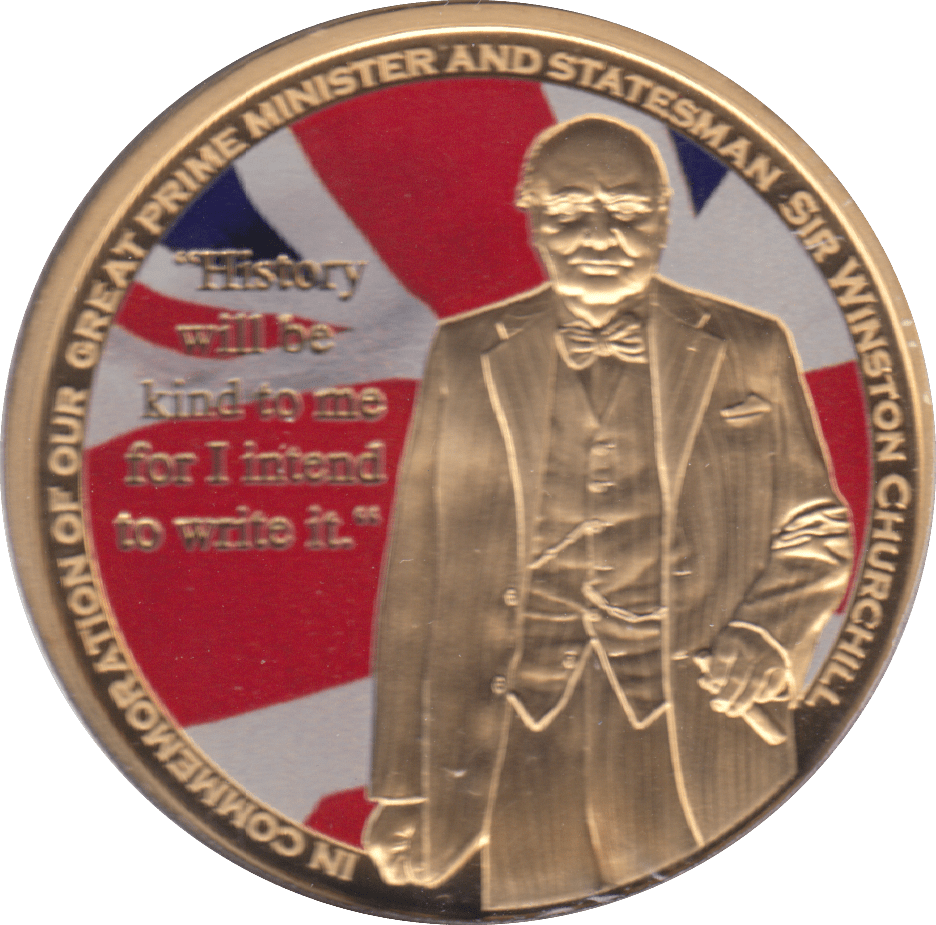 1965 SIR WINSTON CHURCHILL MEDALLION - WORLD COINS - Cambridgeshire Coins
