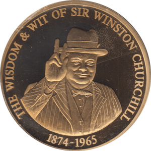 1965 SIR WINSTON CHURCHILL MEDALLION - WORLD COINS - Cambridgeshire Coins