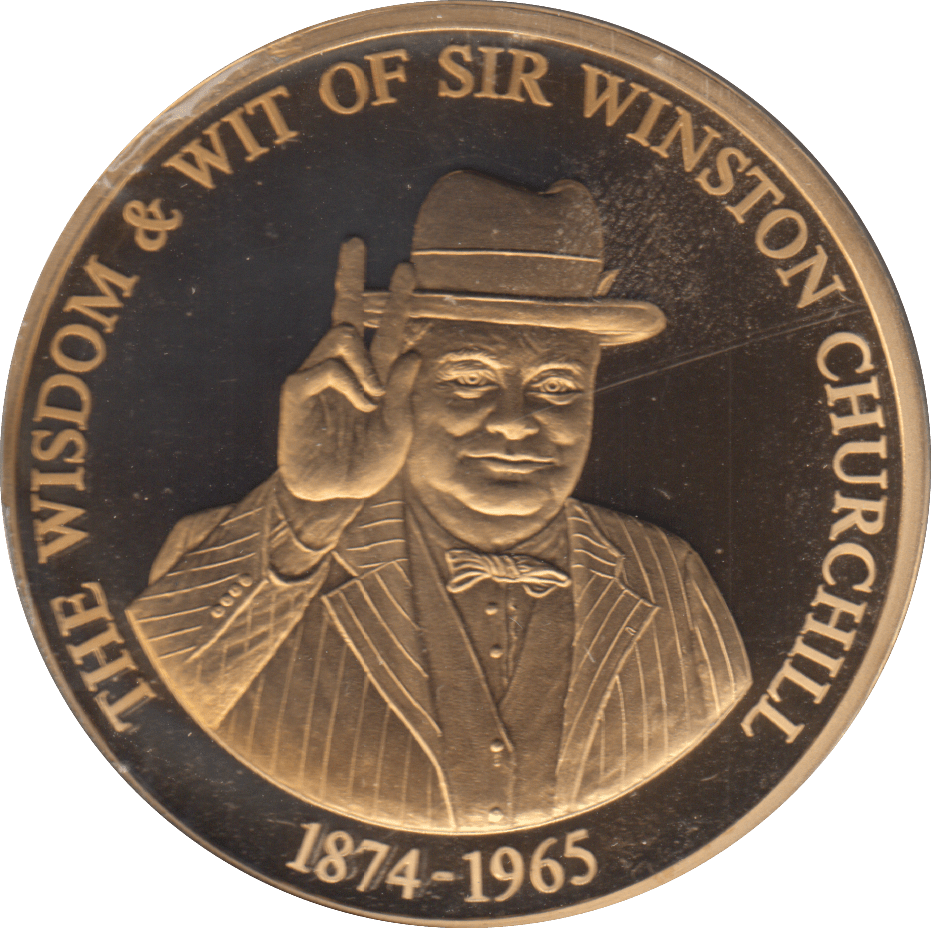 1965 SIR WINSTON CHURCHILL MEDALLION - WORLD COINS - Cambridgeshire Coins