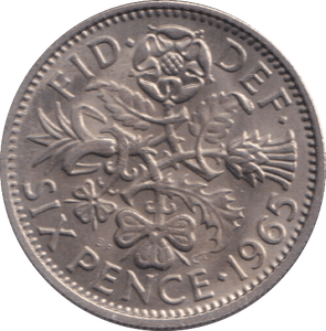 1965 SIXPENCE ( UNC ) - SIXPENCE - Cambridgeshire Coins