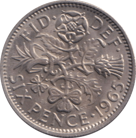 1965 SIXPENCE ( UNC ) - SIXPENCE - Cambridgeshire Coins