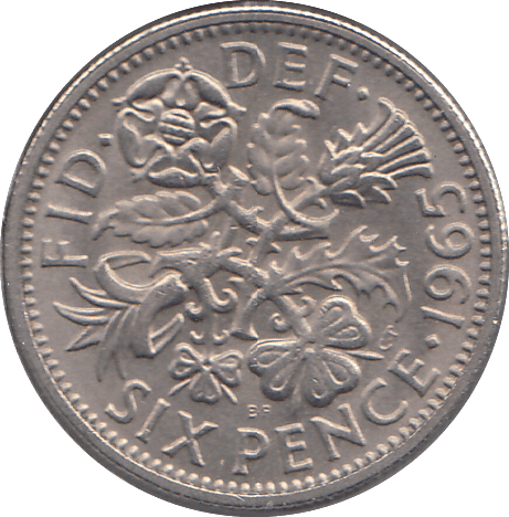1965 SIXPENCE ( UNC ) - SIXPENCE - Cambridgeshire Coins