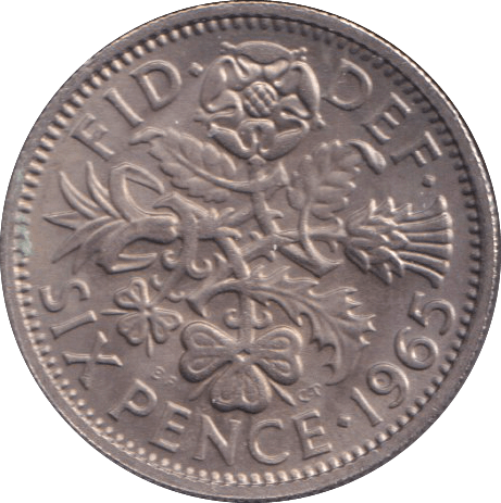 1965 SIXPENCE ( UNC ) - SIXPENCE - Cambridgeshire Coins