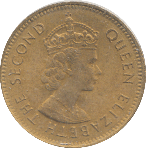 1965 TEN CENTS HONG KONG - WORLD COINS - Cambridgeshire Coins