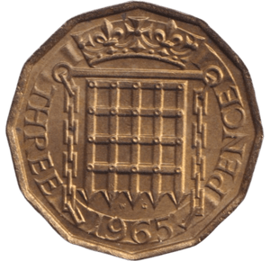1965 THREEPENCE ( BU ) - THREEPENCE - Cambridgeshire Coins