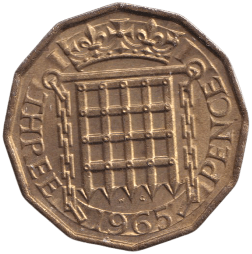 1965 THREEPENCE ( UNC ) - THREEPENCE - Cambridgeshire Coins