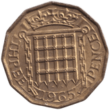 1965 THREEPENCE ( UNC ) - THREEPENCE - Cambridgeshire Coins