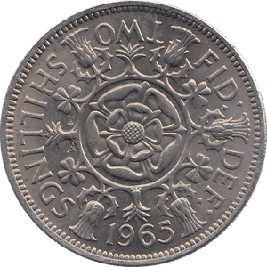 1965 TWO SHILLINGS ( UNC ) - TWO SHILLINGS - Cambridgeshire Coins