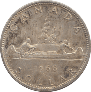 1966 1 DOLLAR CANADA - WORLD COINS - Cambridgeshire Coins