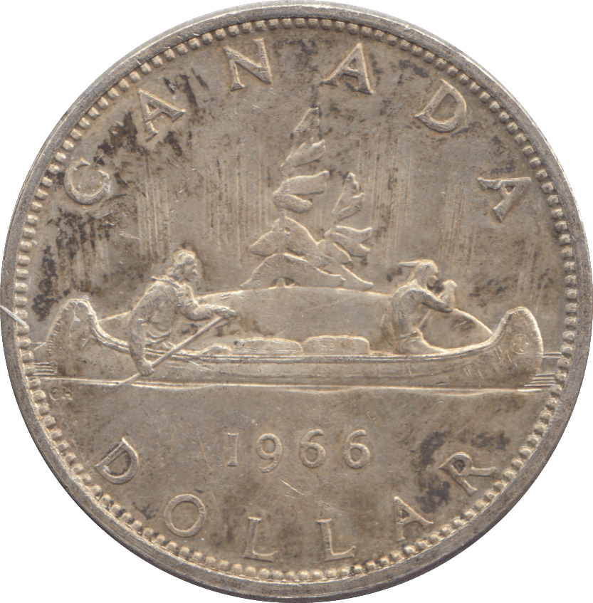 1966 1 DOLLAR CANADA - WORLD COINS - Cambridgeshire Coins