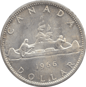 1966 1 DOLLAR CANADA - WORLD COINS - Cambridgeshire Coins