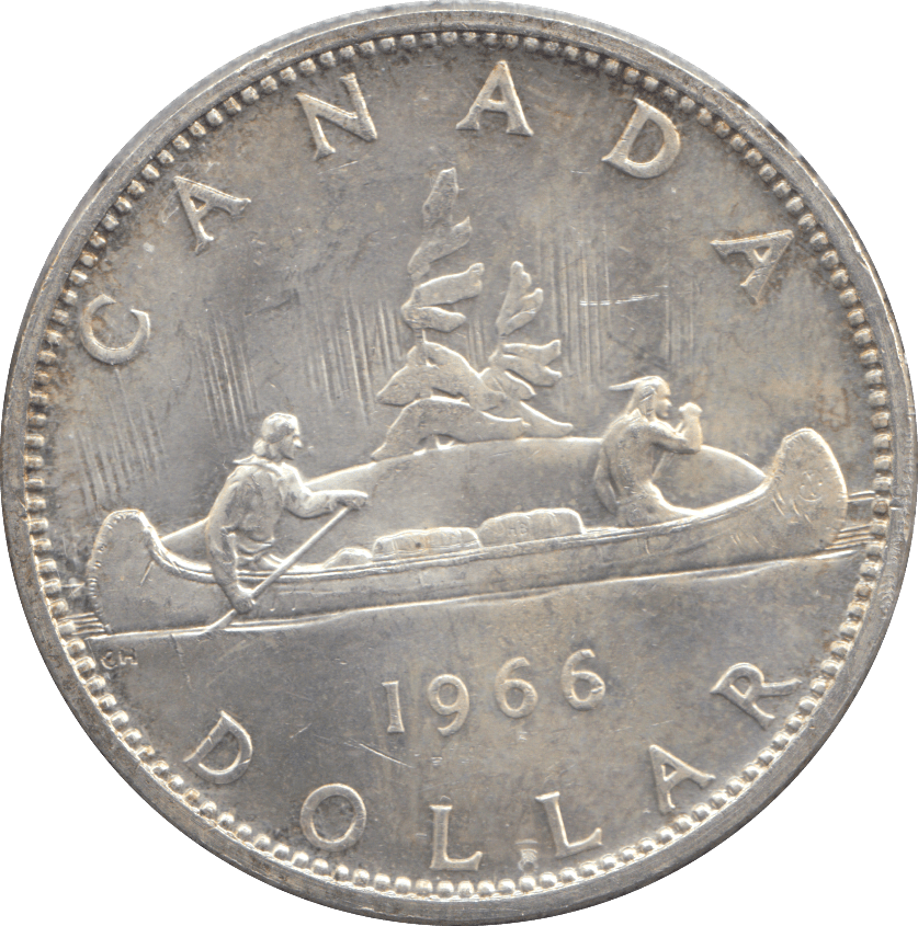1966 1 DOLLAR CANADA - WORLD COINS - Cambridgeshire Coins