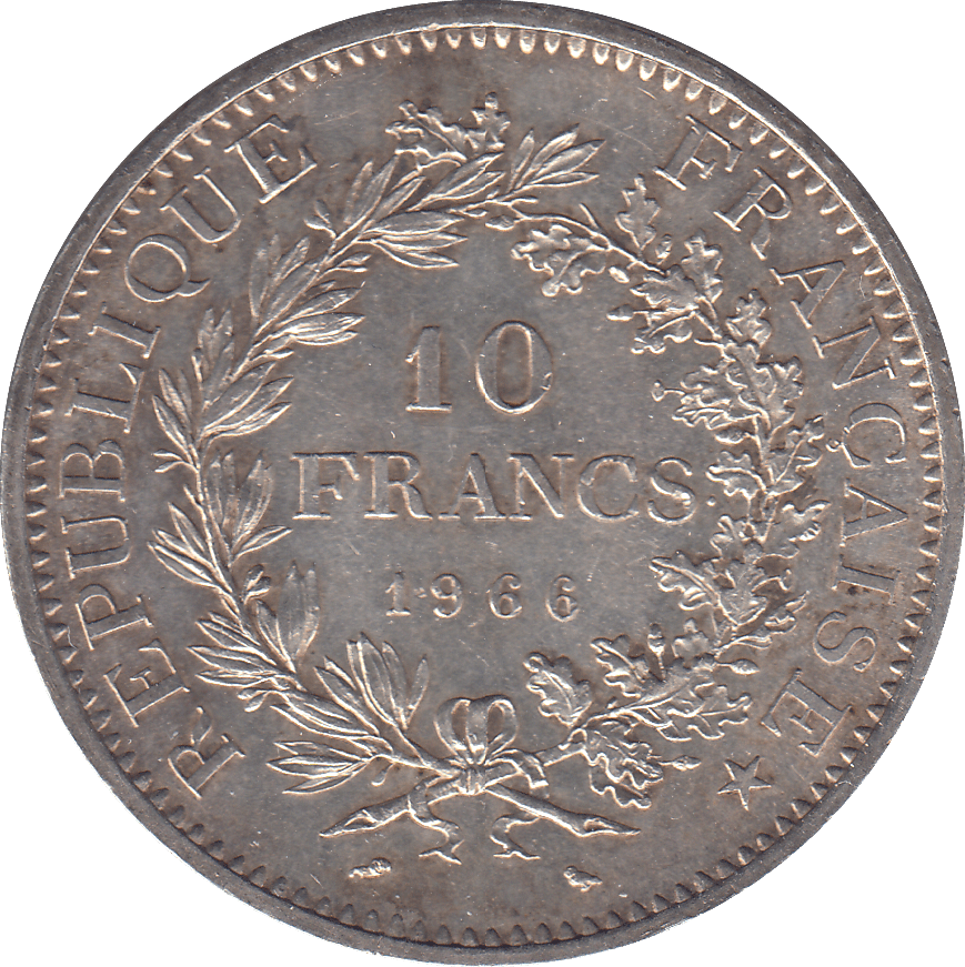 1966 10 FRANCS FRANCE - WORLD COINS - Cambridgeshire Coins