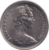 1966 25 CENTS BAHAMAS - WORLD COINS - Cambridgeshire Coins