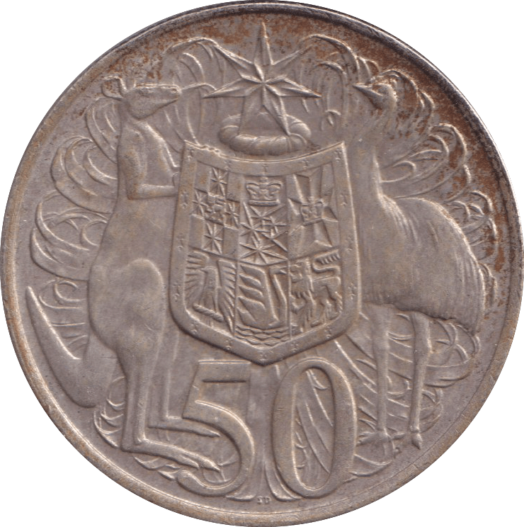 1966 AUSTRALIAN 50 CENT - WORLD COINS - Cambridgeshire Coins