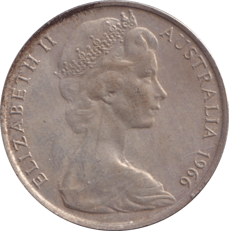 1966 AUSTRALIAN 50 CENT - WORLD COINS - Cambridgeshire Coins