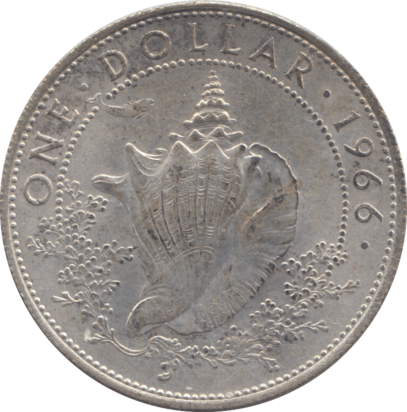 1966 BAHAMA DOLLAR - WORLD COINS - Cambridgeshire Coins