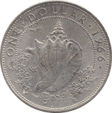 1966 BAHAMA DOLLAR - WORLD COINS - Cambridgeshire Coins