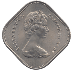 1966 BAHAMAS FIFTEEN CENTS - WORLD COINS - Cambridgeshire Coins