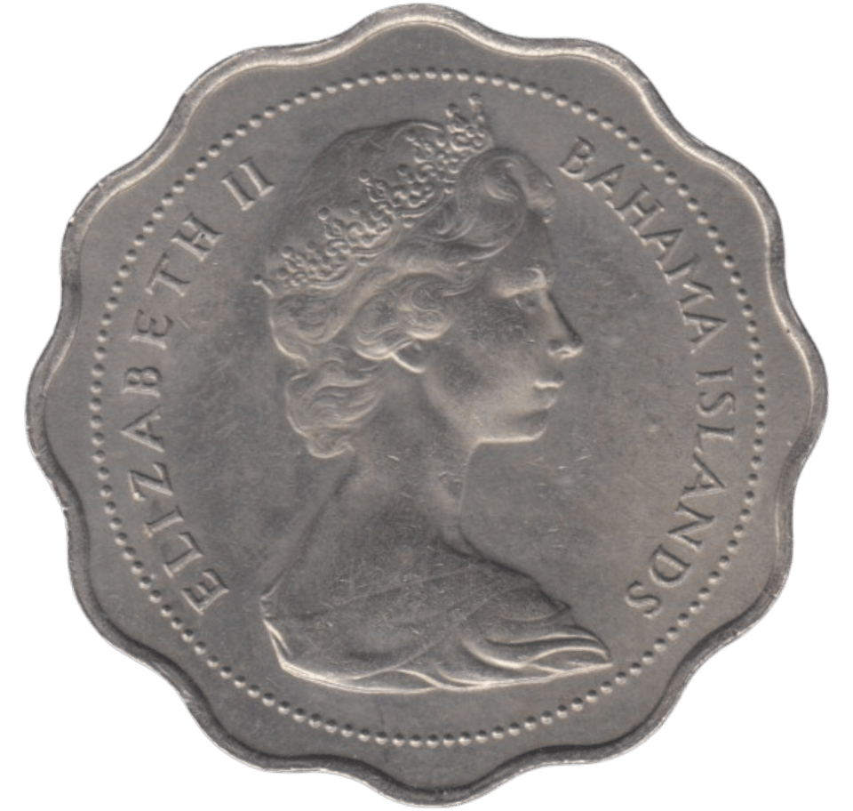 1966 BAHAMAS TEN CENTS - WORLD COINS - Cambridgeshire Coins