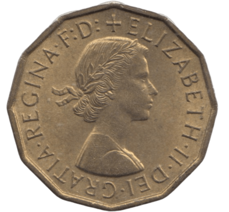 1966 BRASS THREEPENCE ( UNC ) - THREEPENCE - Cambridgeshire Coins