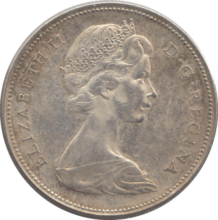 1966 CANADA DOLLAR - SILVER WORLD COINS - Cambridgeshire Coins