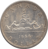 1966 CANADA DOLLAR - SILVER WORLD COINS - Cambridgeshire Coins
