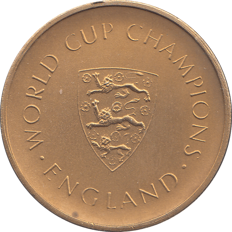 1966 ENGLAND WORLD CUP CHAMPIONS COMMEMORATIVE COIN - WORLD COINS - Cambridgeshire Coins