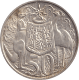 1966 FIFTY CENTS AUSTRALIA - SILVER WORLD COINS - Cambridgeshire Coins