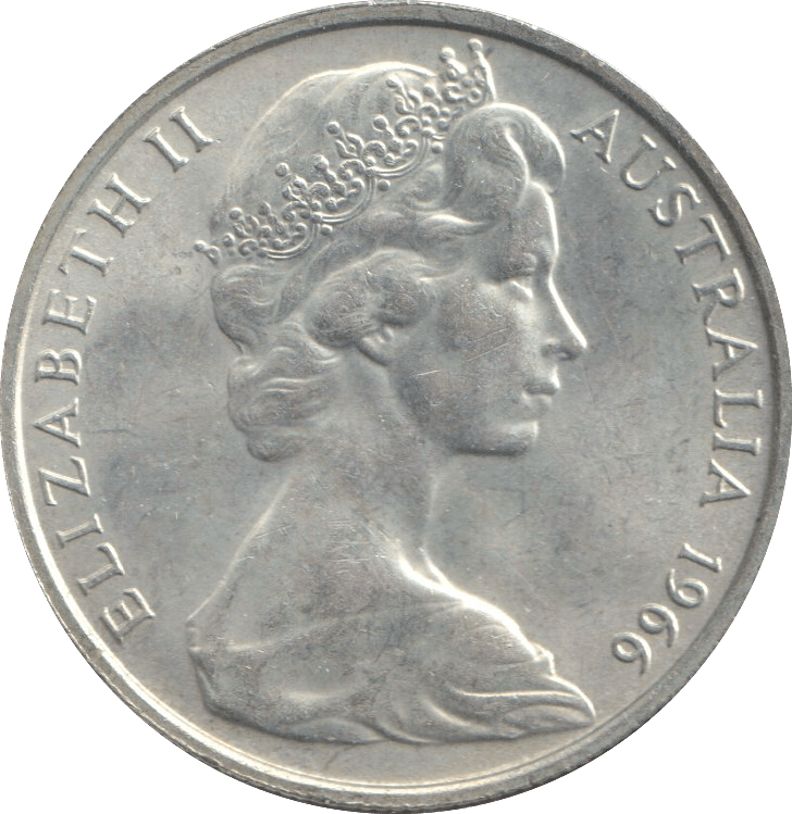 1966 FIFTY CENTS AUSTRALIA - WORLD COINS - Cambridgeshire Coins
