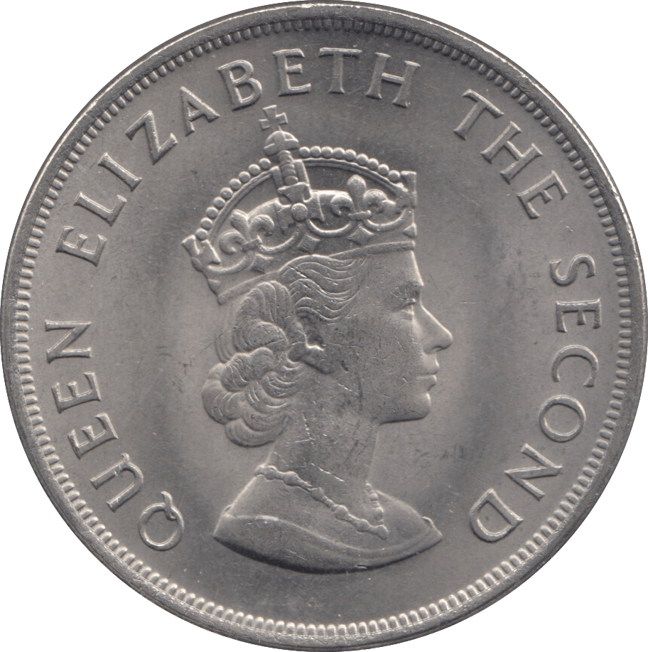 1966 FIVE SHILLINGS JERSEY - WORLD COINS - Cambridgeshire Coins