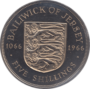1966 FIVE SHILLINGS ( PROOF ) - WORLD COINS - Cambridgeshire Coins