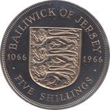 1966 FIVE SHILLINGS ( PROOF ) - WORLD COINS - Cambridgeshire Coins